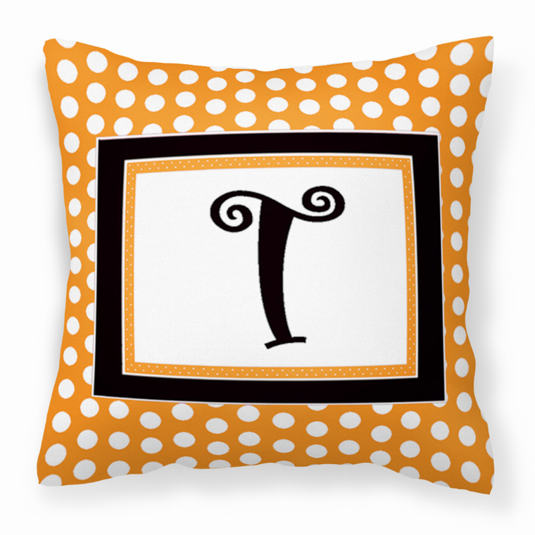 Monogram Letter Fabric Decorative Pillow - 705332249614