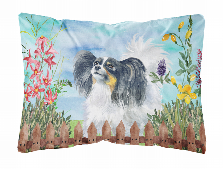 Spring Dog Art Canvas Fabric Decorative Pillow - 652259182657