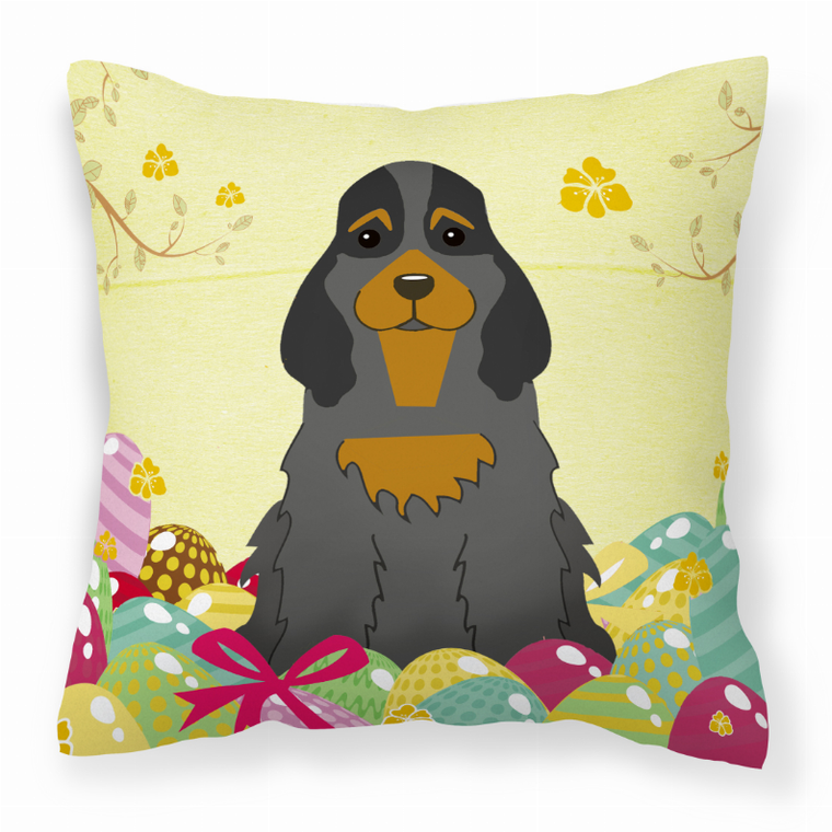 Easter Eggs With Dog Fabric Decorative Pillow - 638508769657