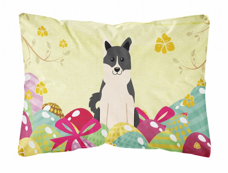 Easter Eggs Dog Art Canvas Fabric Decorative Pillow - 638508783110