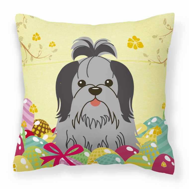 Easter Eggs Design Dog Art Fabric Decorative Pillow - 638508768209