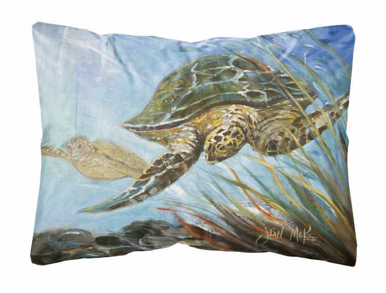 Sealife Painting Print Canvas Fabric Decorative Pillow - 615872951536