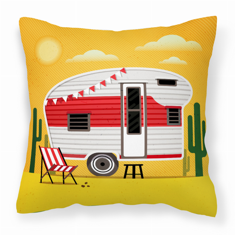 Camper Van Canvas Fabric Decorative Pillow - 638508727404