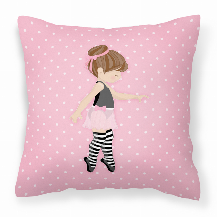 Ballerina Themed Fabric Decorative Pillow - 638508654793