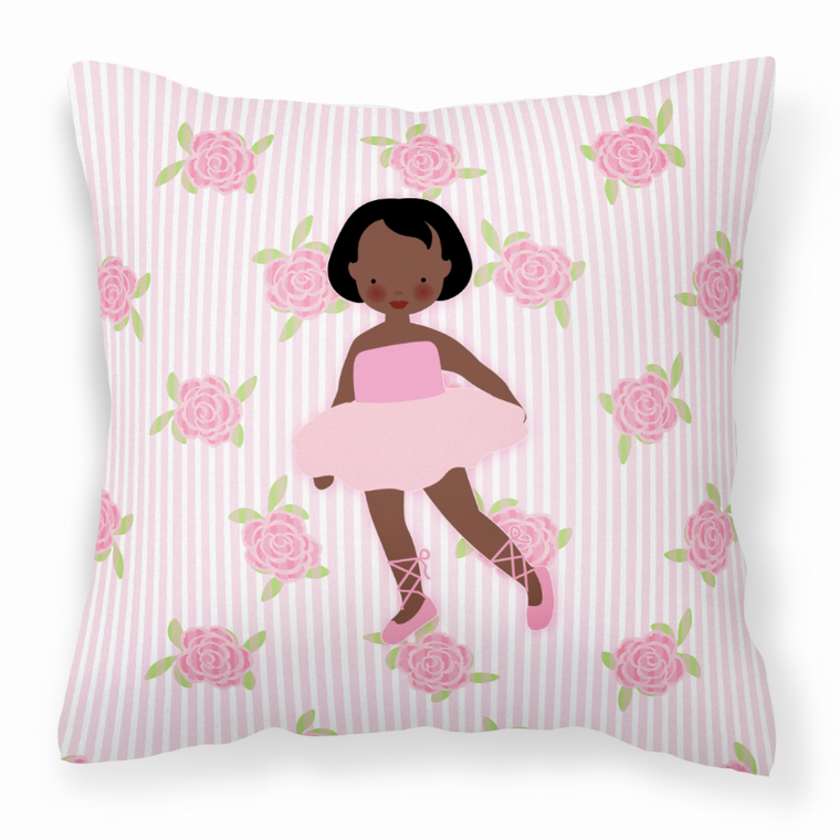 Ballerina Themed Fabric Decorative Pillow - 638508654939