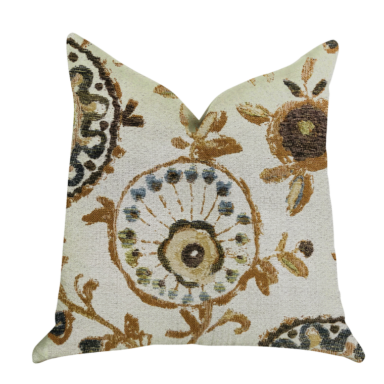 Plutus Daliani Floral Luxury Throw Pillow - 641753663366