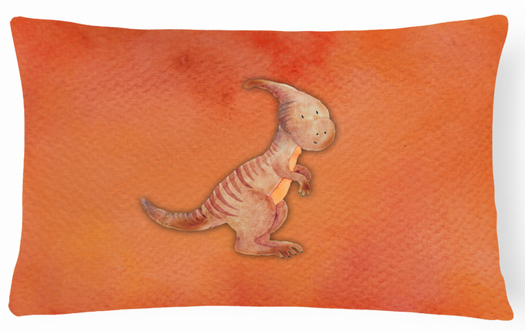 Watercolor Dinosaur Art Canvas Fabric Decorative Pillow - 638508849441