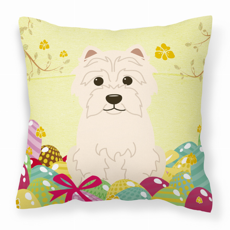 Easter Eggs Design Dog Art Fabric Decorative Pillow - 638508767738