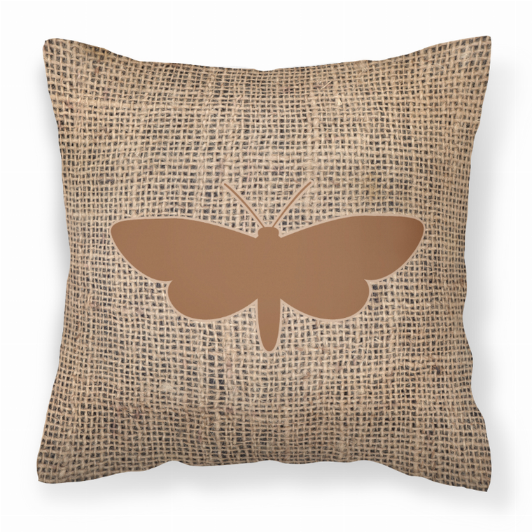 Carolines Treasures, Inc Insects Burlap Fabric Decorative Pillow, Burlap, 18x18 Inches  Luxury Decorative Pillow