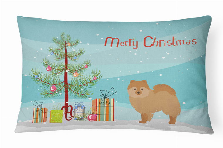 Christmas Tree Dog Art Canvas Fabric Decorative Pillow Style 2 - 194030035016