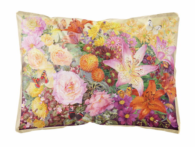 Caroline's Treasures Flowers/Trees/Plants Painting Fabric Decorative Pillow, Multi-Color Design, 12x16 Inches Bright