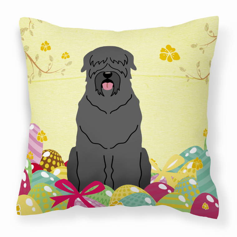 Easter Eggs With Dog Fabric Decorative Pillow - 638508768988