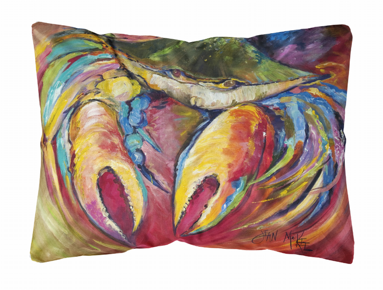 Crab Painting Fabric Decorative Pillow - 615872951413