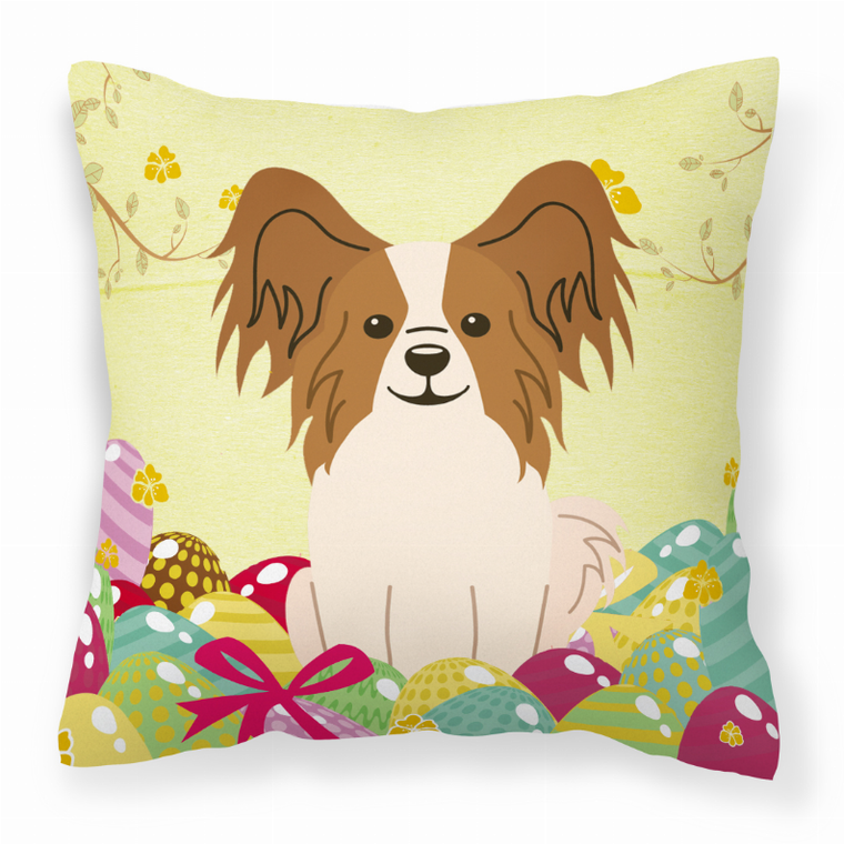 Easter Eggs With Dog Fabric Decorative Pillow - 638508769503