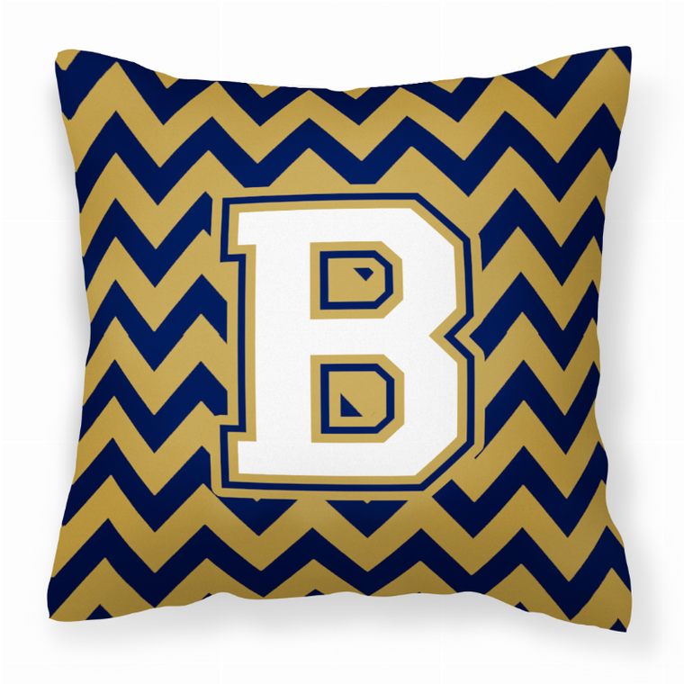 Letter Chevron Fabric Decorative Pillow - 638508319975