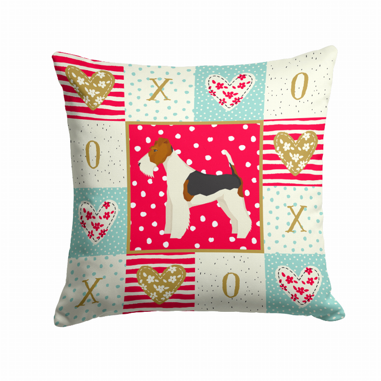 Love Design with Dog Fabric Decorative Pillow - Series 2 - 194030184738