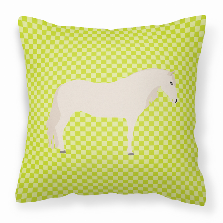 Green Check Themed Fabric Decorative Pillow - 638508933362