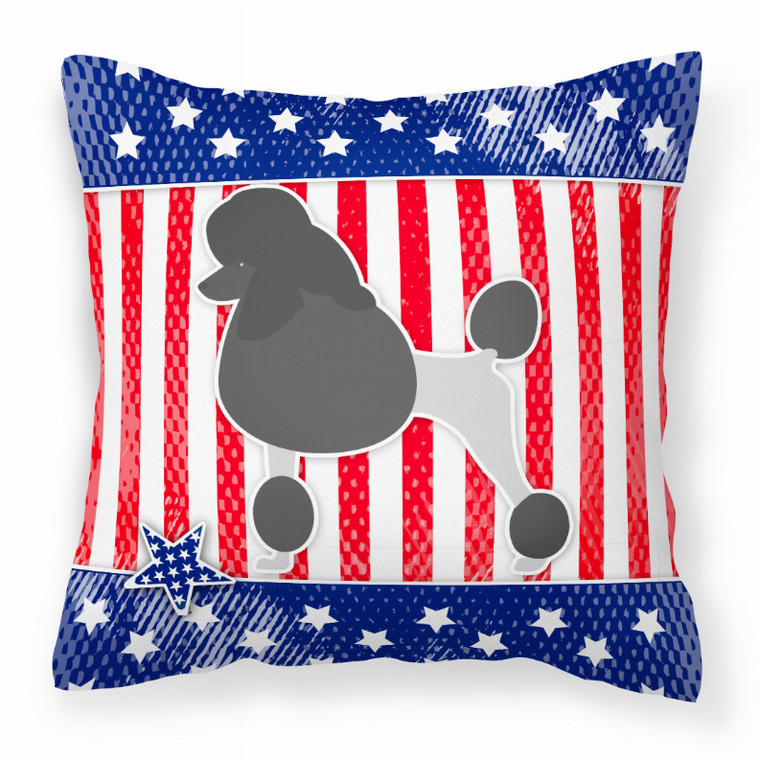 USA Design with Dog Fabric Decorative Pillow - 638508509222