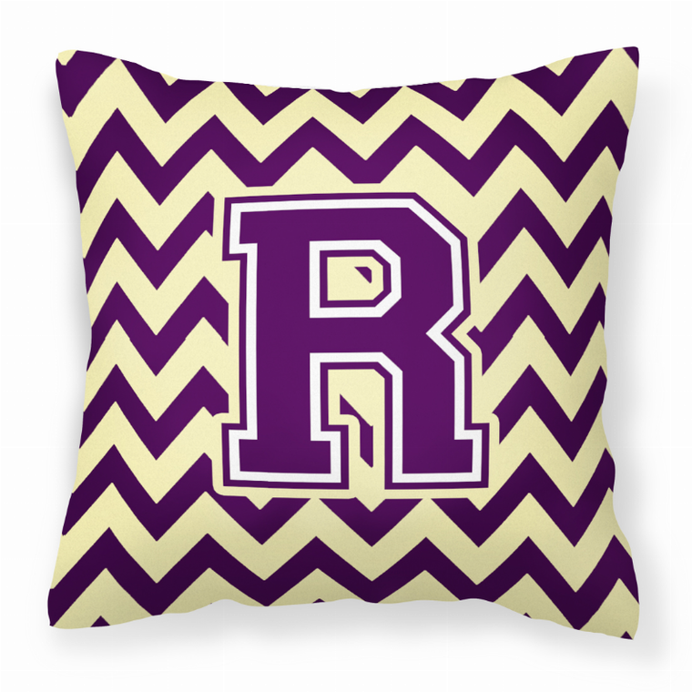 Letter Chevron Fabric Decorative Pillow - 638508320391
