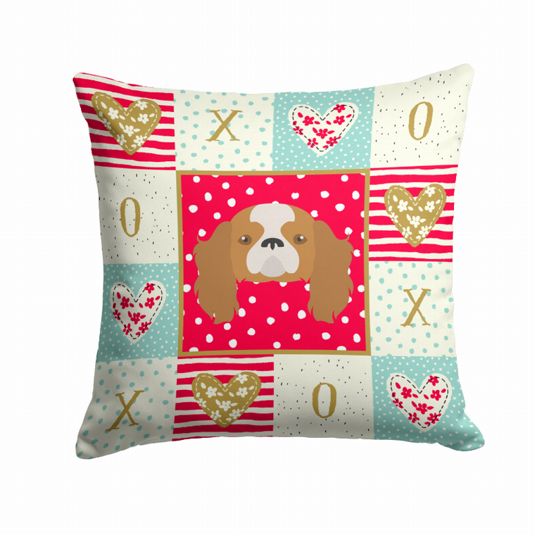 Dog Face Art Love Design Fabric Decorative Pillow - 194030124284