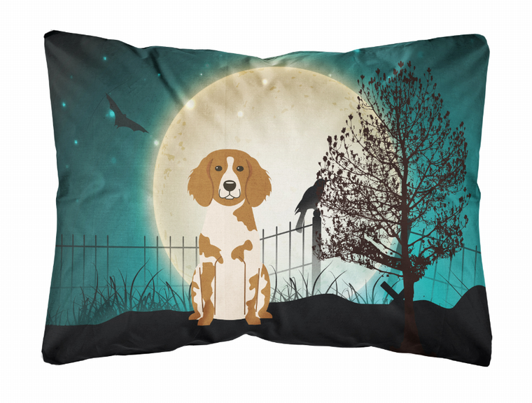 Caroline?s Treasures Halloween Dog Art Decorative Pillow, Canvas, 12x16