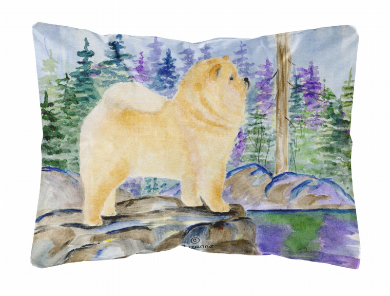 Dog Portrait/Landscape Painting Fabric Decorative Pillow - 194030412770