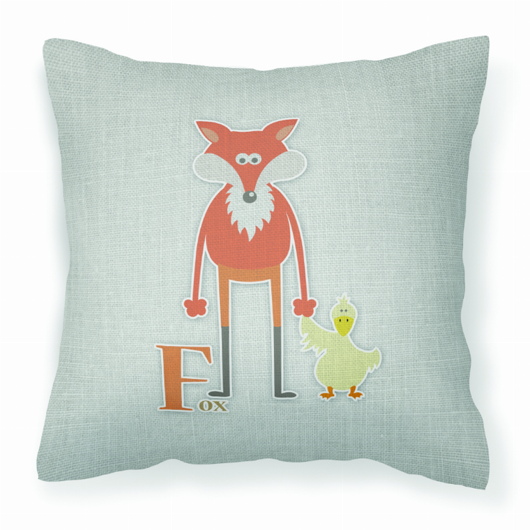 Animals Art Alphabet Design Fabric Decorative Pillow - 638508707901