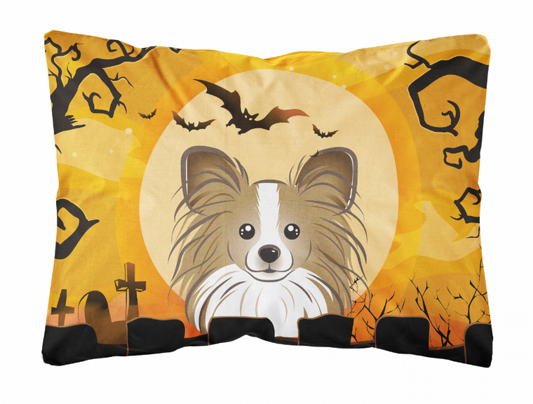 Carolines Treasures Halloween Dog Art Canvas Fabric Decorative Pillow, 12x16 Inches, Polyester Finish