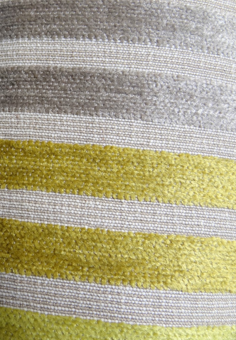 Plutus Brands Kaleva Lime and Gray Handmade Luxury Pillow, Zesty Mix