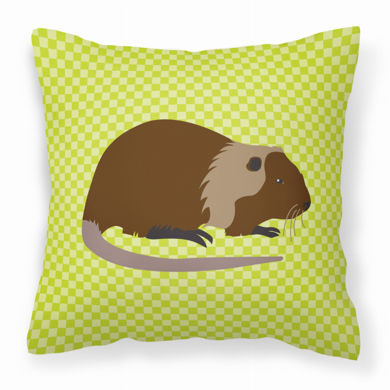 Animal Art Checkboard Design Fabric Decorative Pillow - 638508927880