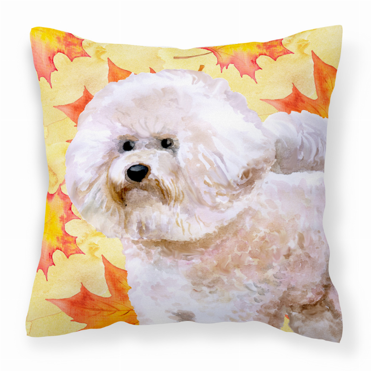 Fall Design with Dog Fabric Decorative Pillow - 652259220946
