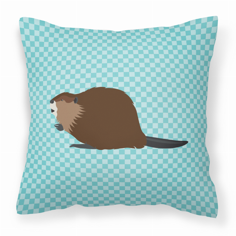 Animal Art Checkboard Design Fabric Decorative Pillow - 638508931306