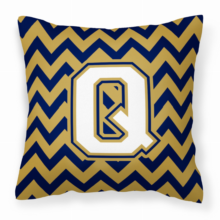 Letter Chevron Fabric Decorative Pillow - 638508320124
