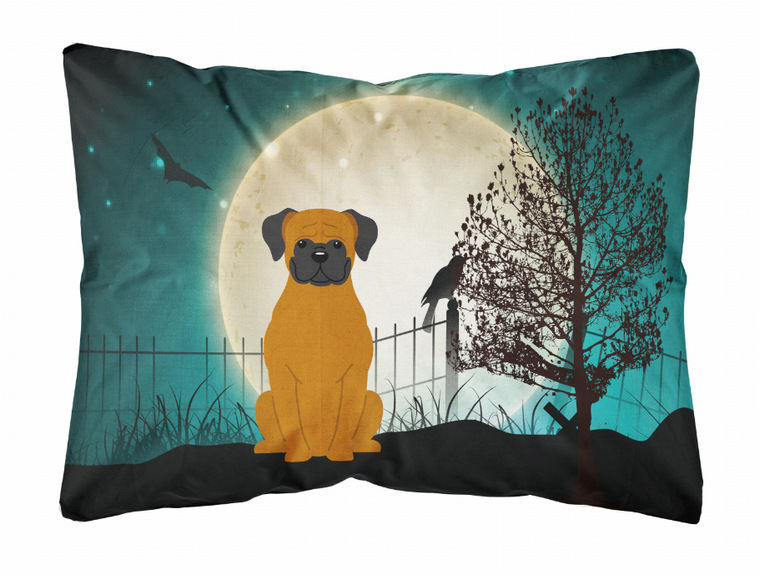 Caroline?s Treasures, Inc. Halloween Dog Art Decorative Pillow ? Canvas Material, 12x16
