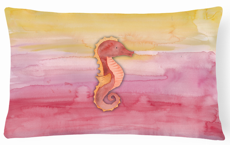 Watercolor Sealife Art Canvas Fabric Decorative Pillow - 638508849694