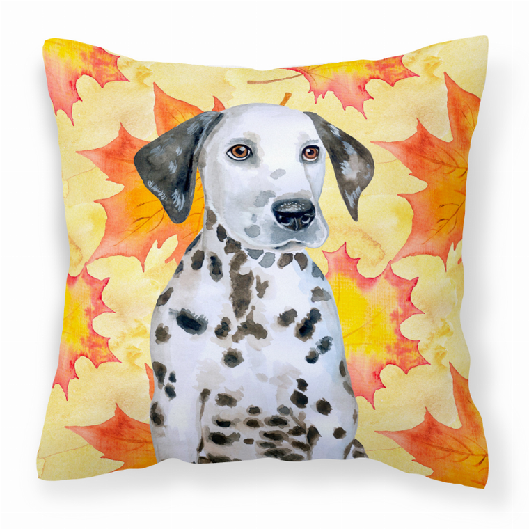Dog With Fall Design Fabric Decorative Pillow - 652259224456