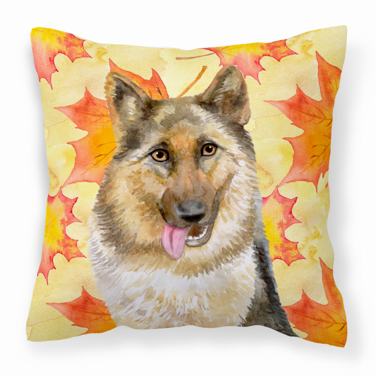 Dog With Fall Design Fabric Decorative Pillow - 652259223916