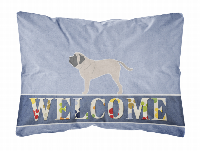 Welcome Dog Art Canvas Fabric Decorative Pillow - 638508702524