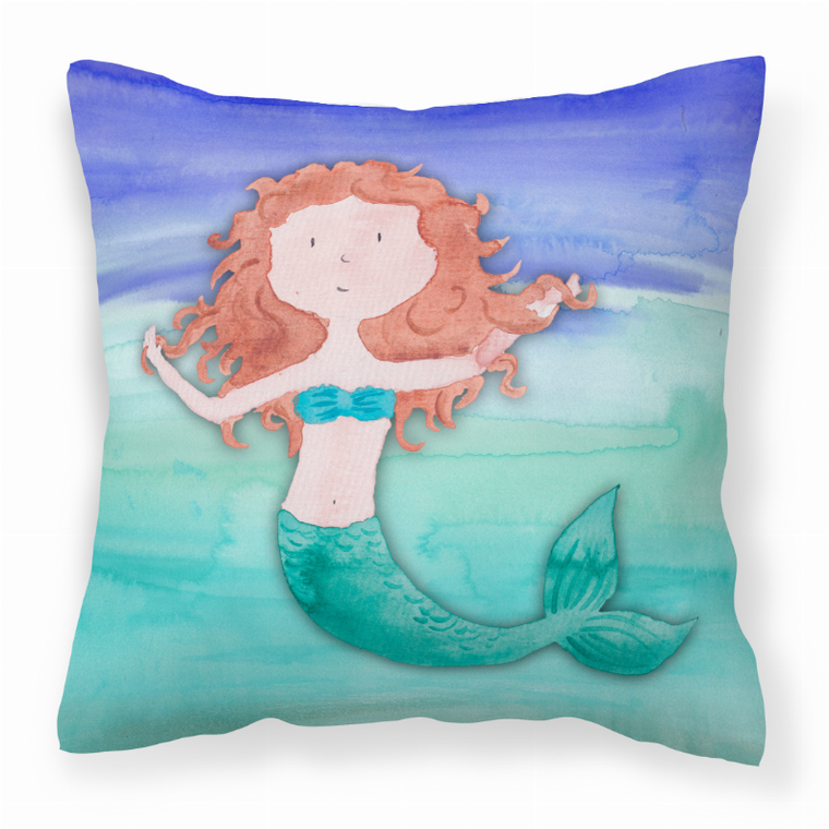 Watercolor Sealife Art Canvas Fabric Decorative Pillow - 638508850140