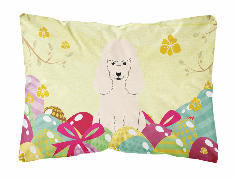 Easter Eggs Dog Art Canvas Fabric Decorative Pillow - 638508783523