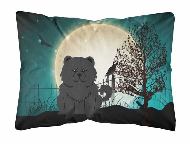 Carolines Treasures Halloween Dog Art Canvas Decorative Pillow, Canvas, 12x16 Inches, Cozy Accent