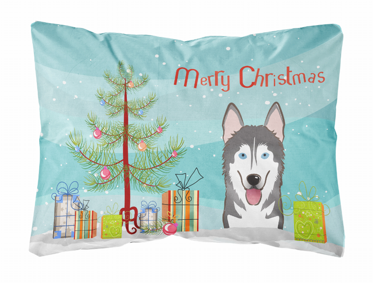 Christmas Tree and Dog Canvas Fabric Decorative Pillow - 638508145079