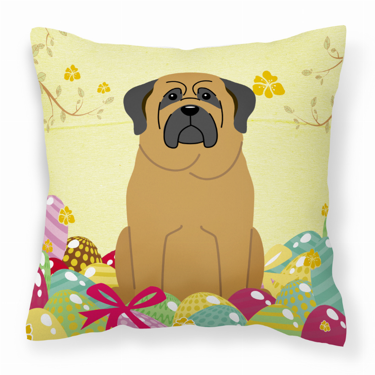 Easter Eggs With Dog Fabric Decorative Pillow - 638508768902