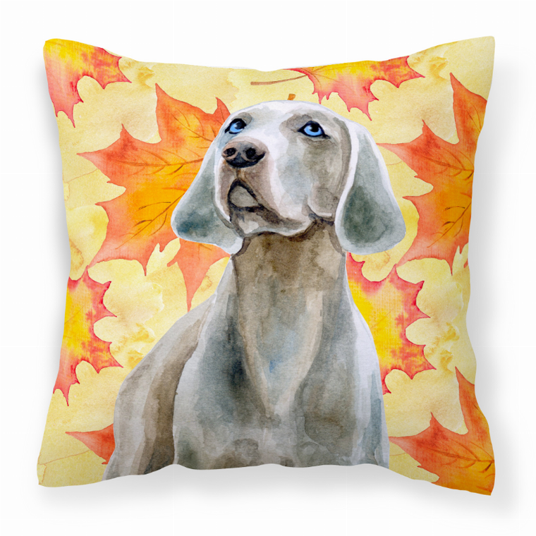 Fall Design with Dog Fabric Decorative Pillow - 652259220632
