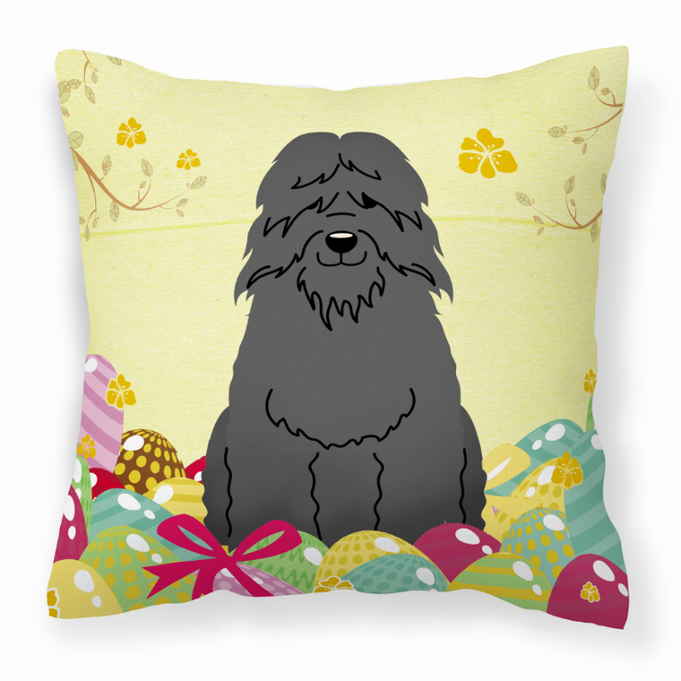 Easter Eggs Design Dog Art Fabric Decorative Pillow - 638508768056