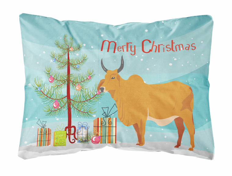Merry Christmas Animal Art Fabric Decorative Pillow - 652259129201
