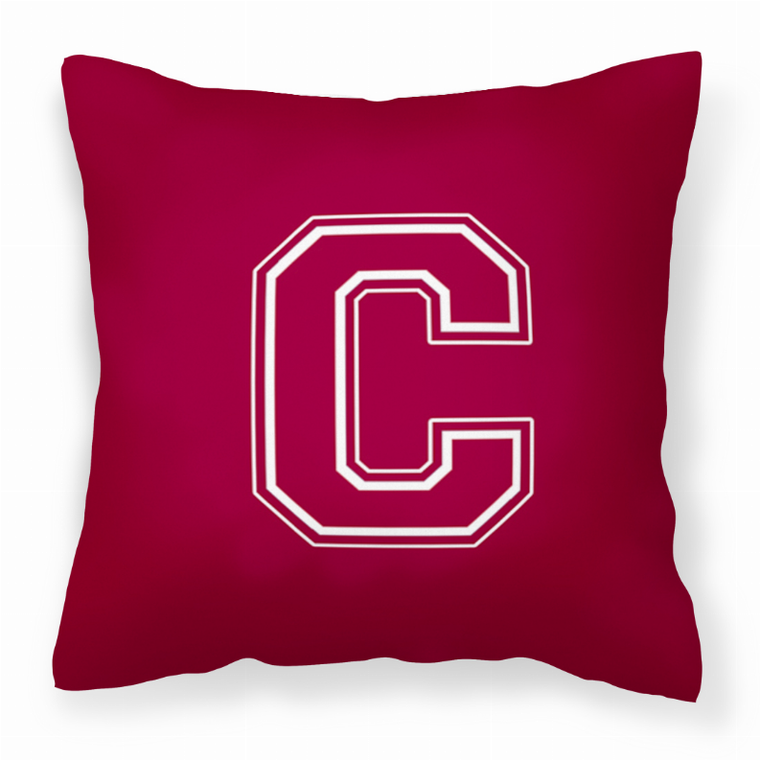 Monogram Letter Fabric Decorative Pillow - 705332249195