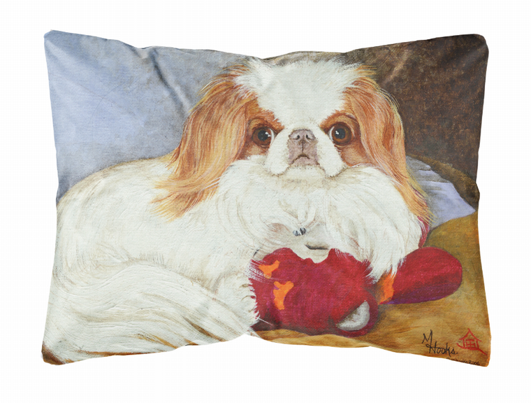 Carolines Treasures Dog Breed Painting Canvas Fabric Decorative Pillow, 12x16 Inches, Polyester, Bright