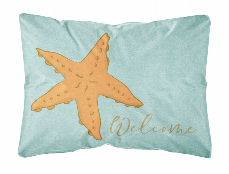 Sealife with Picture Canvas Fabric Decorative Pillow - 652259003174