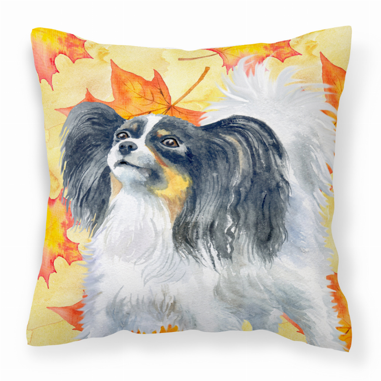 Fall Design with Dog Fabric Decorative Pillow - 652259220465
